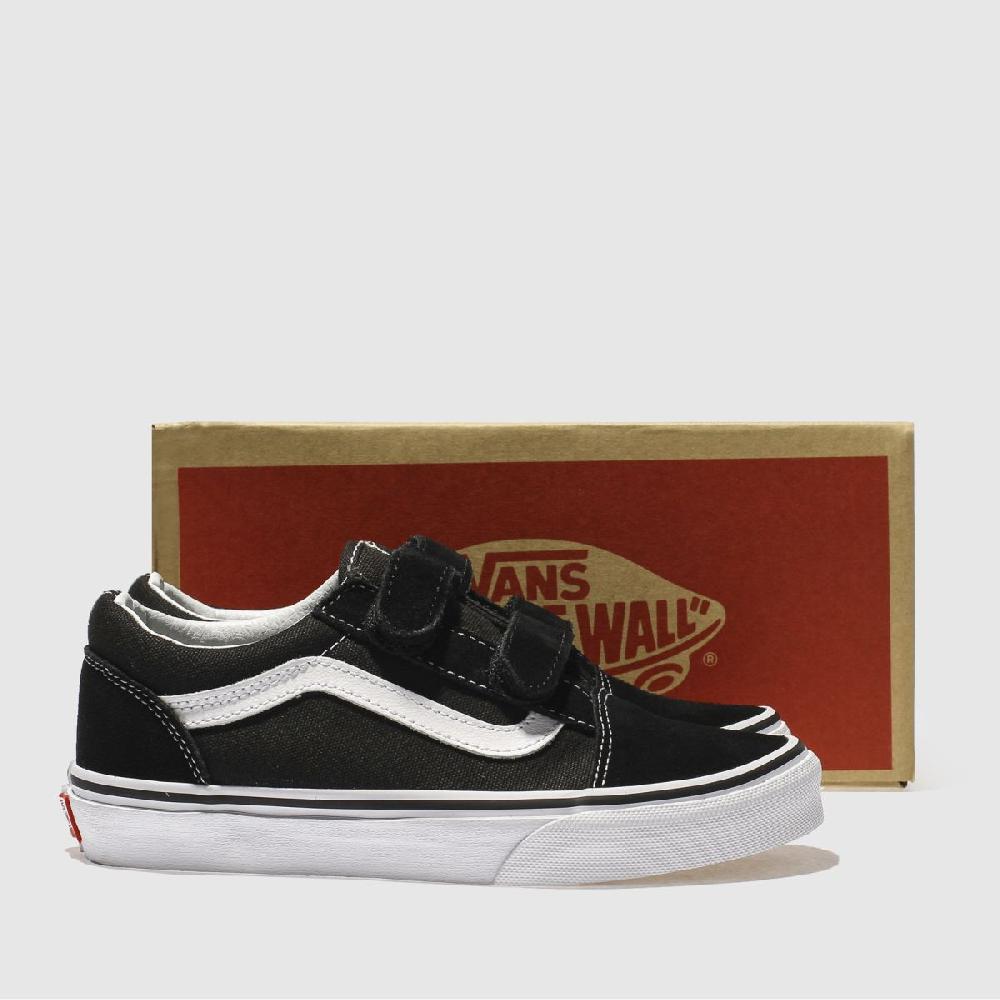Schuh Vans Old Skool Junior In Black & White