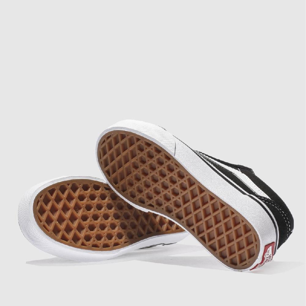 Schuh Vans Old Skool Junior In Black & White