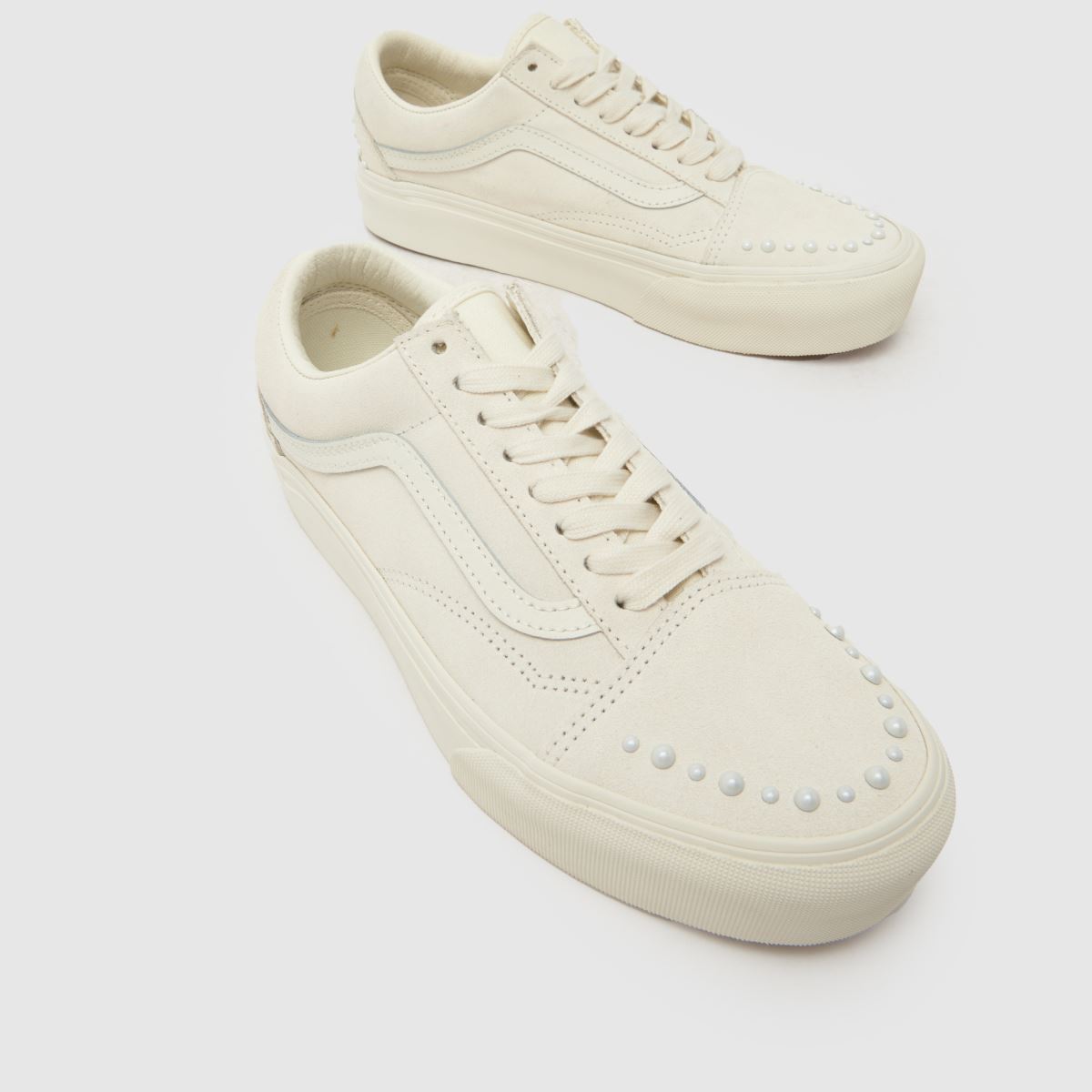 Schuh Vans Old Skool Platform In Off-White