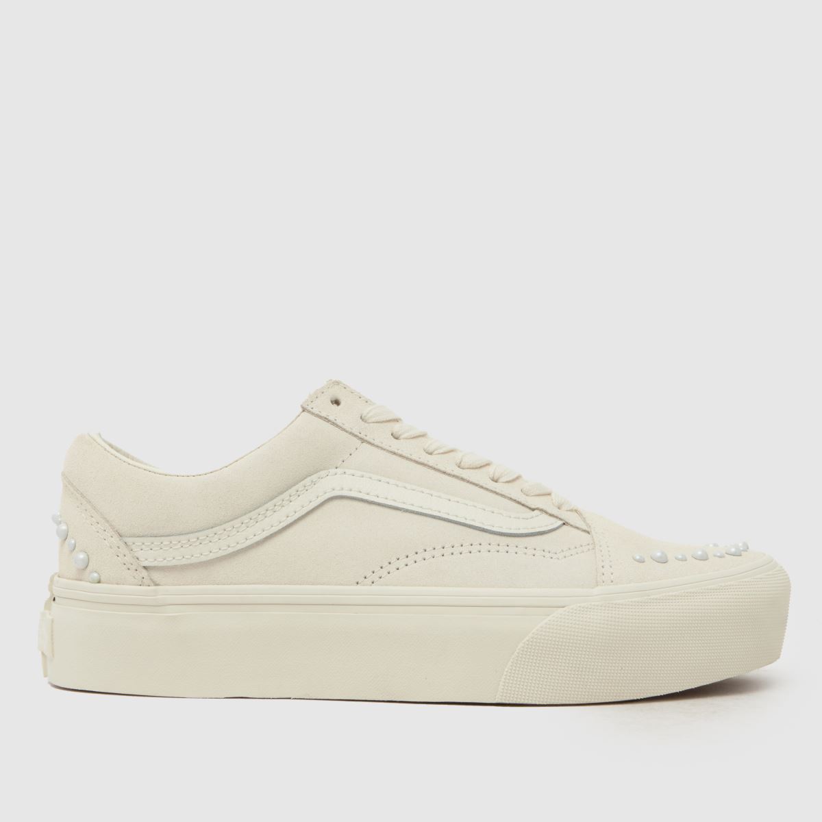 schuh Vans Old Skool Platform in Off-White