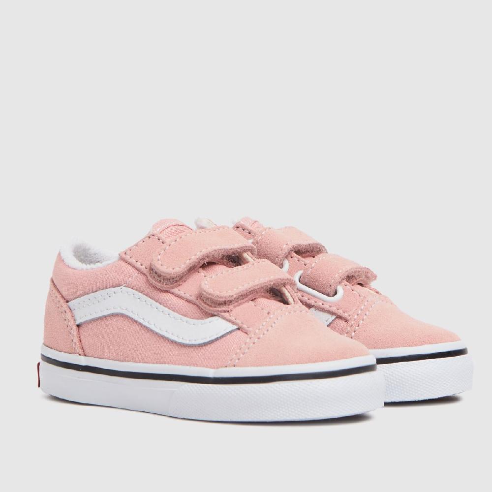 Schuh Vans Old Skool V Girls Toddler In Pale Pink
