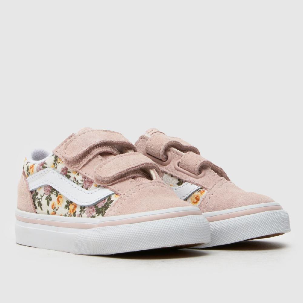 Schuh Vans Old Skool V Girls Toddler In Pink Multi