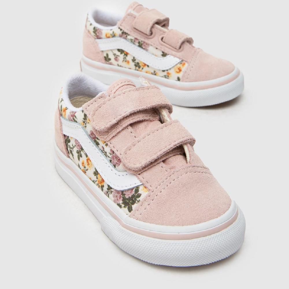 Schuh Vans Old Skool V Girls Toddler In Pink Multi