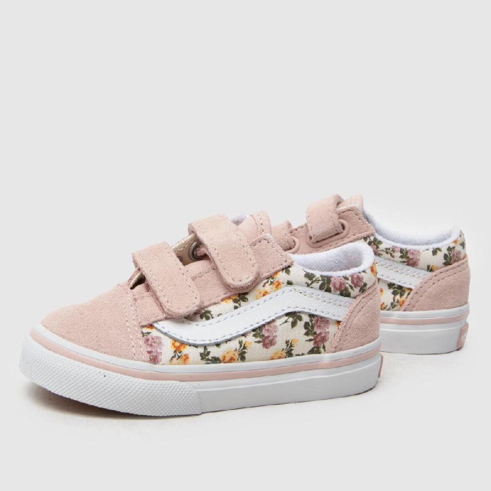 Schuh Vans Old Skool V Girls Toddler In Pink Multi