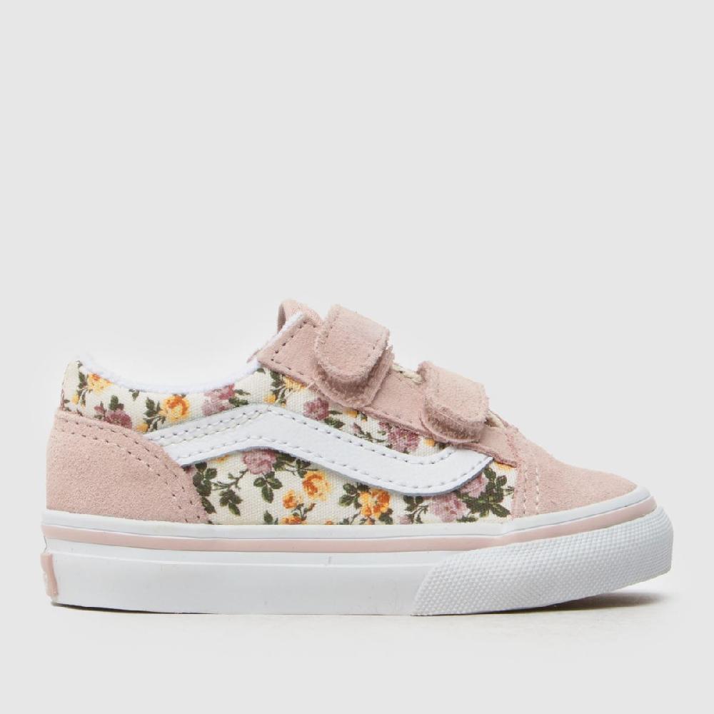 schuh Vans Old Skool V Girls Toddler in Pink Multi