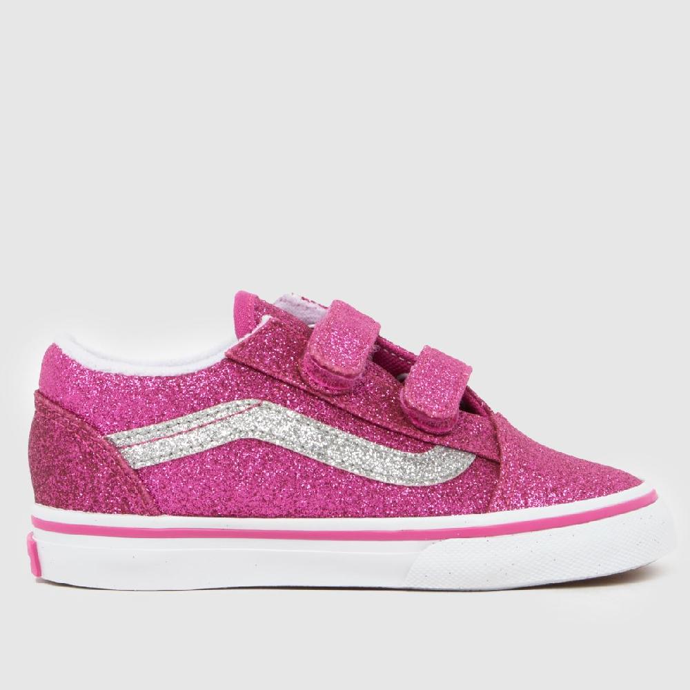 schuh Vans Old Skool V Girls Toddler in Pink