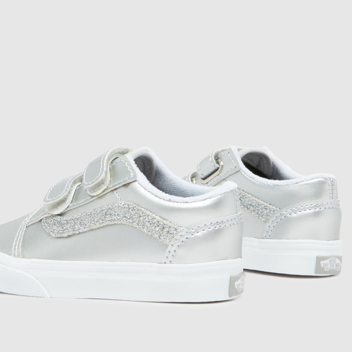 Schuh Vans Old Skool V Girls Toddler In Silver