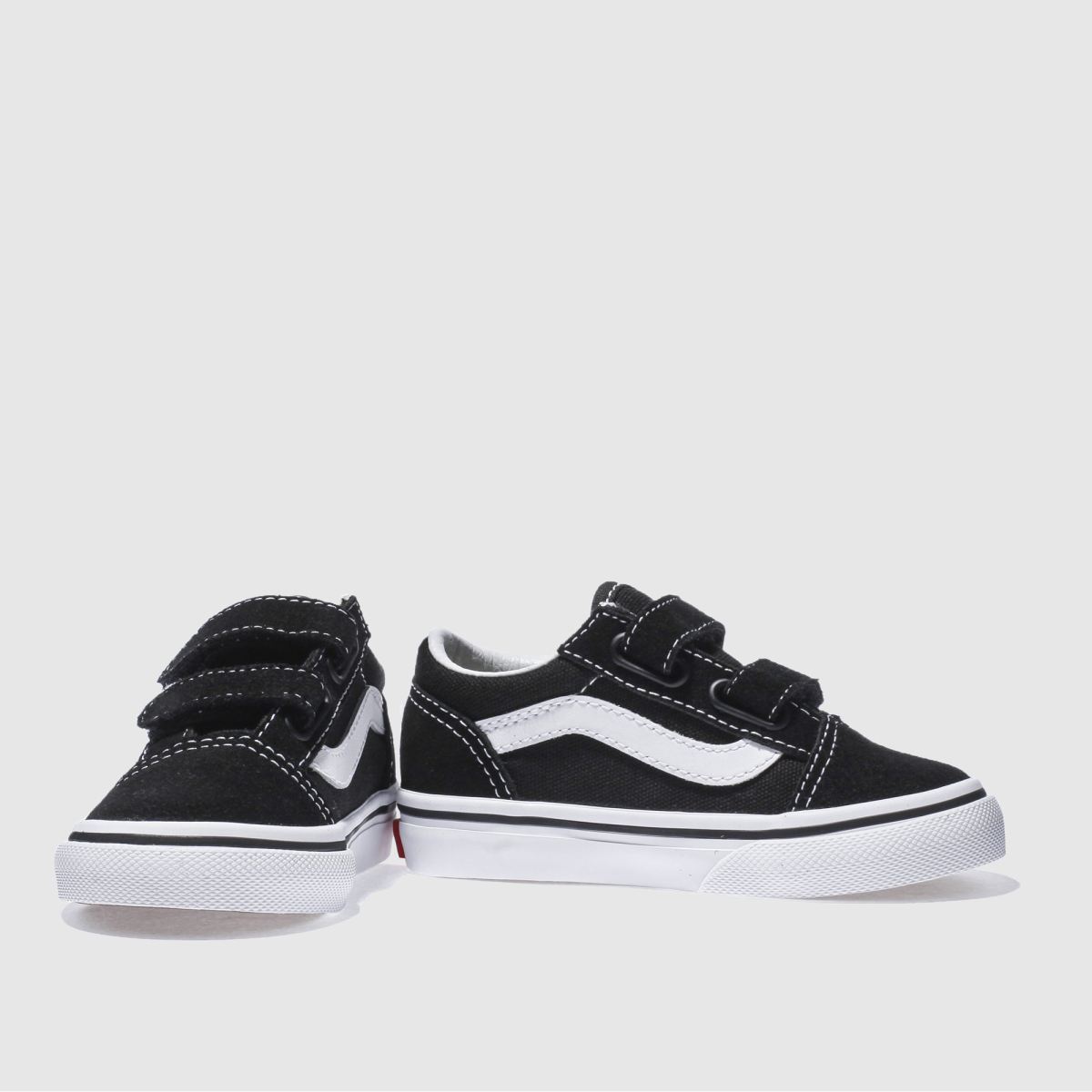 Schuh Vans Old Skool V Toddler In Black & White