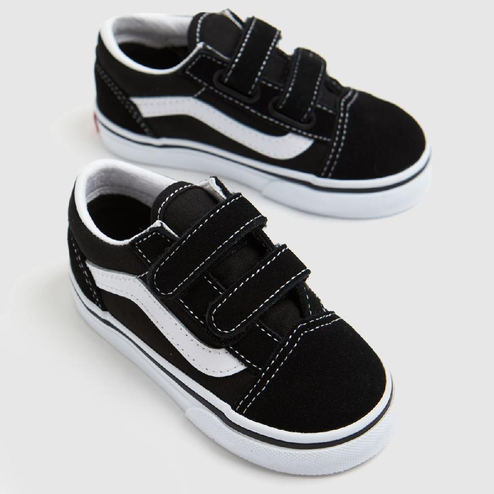 Schuh Vans Old Skool V Toddler In Black & White