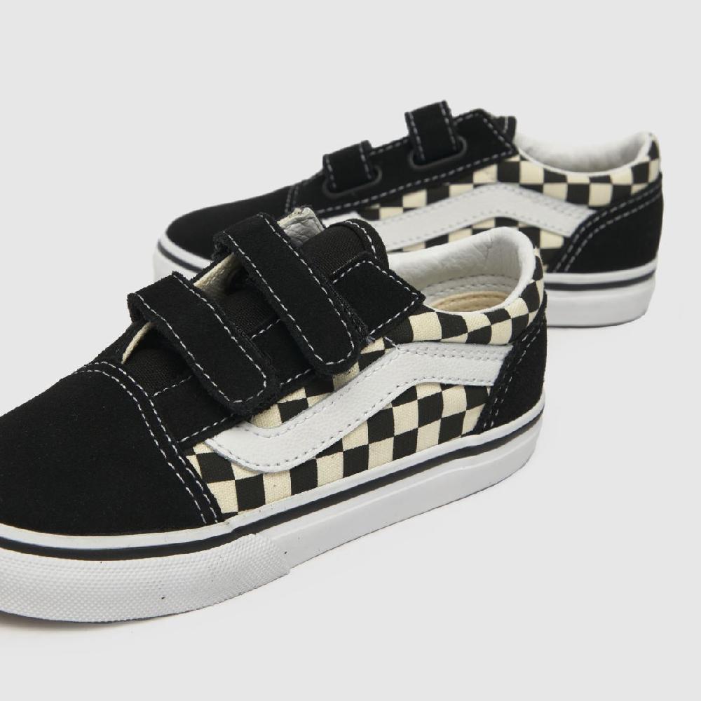 Schuh Vans Old Skool V Toddler In Black & White