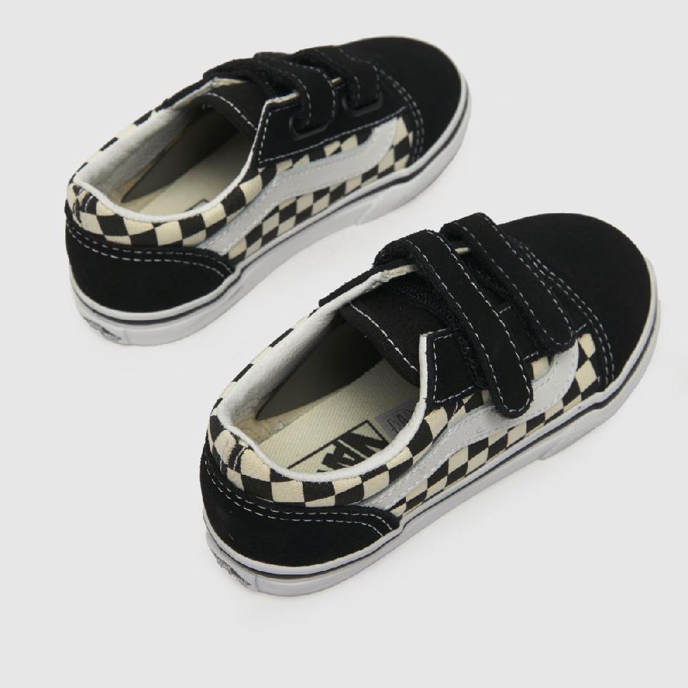 Schuh Vans Old Skool V Toddler In Black & White