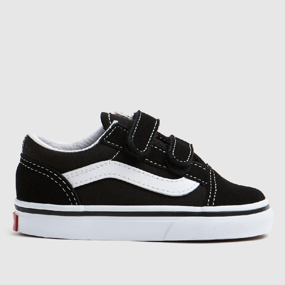 schuh Vans Old Skool V Toddler in Black & White