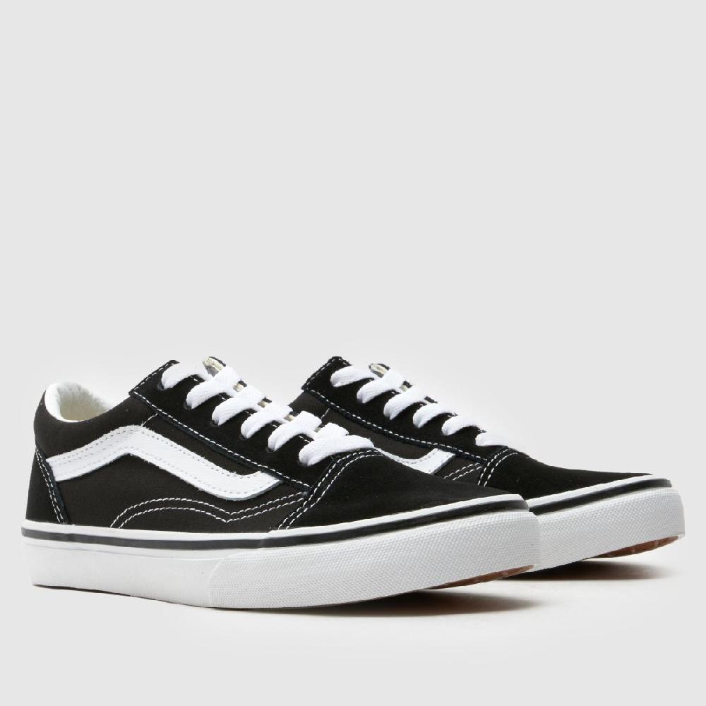 Schuh Vans Old Skool Youth In Black & White
