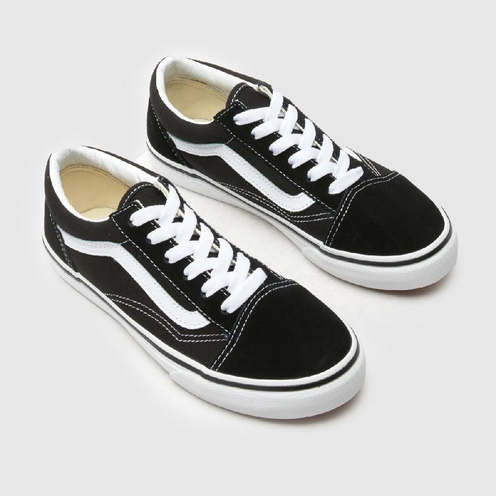 Schuh Vans Old Skool Youth In Black & White