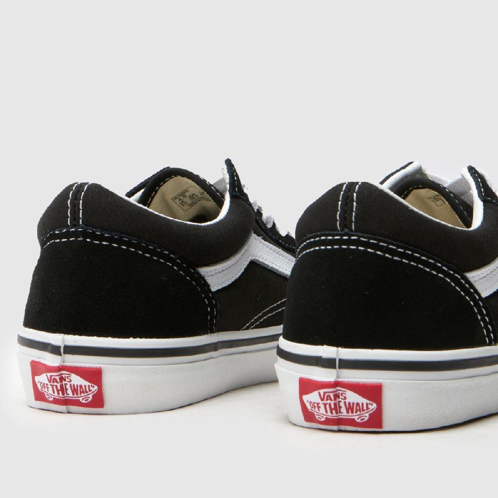 Schuh Vans Old Skool Youth In Black & White