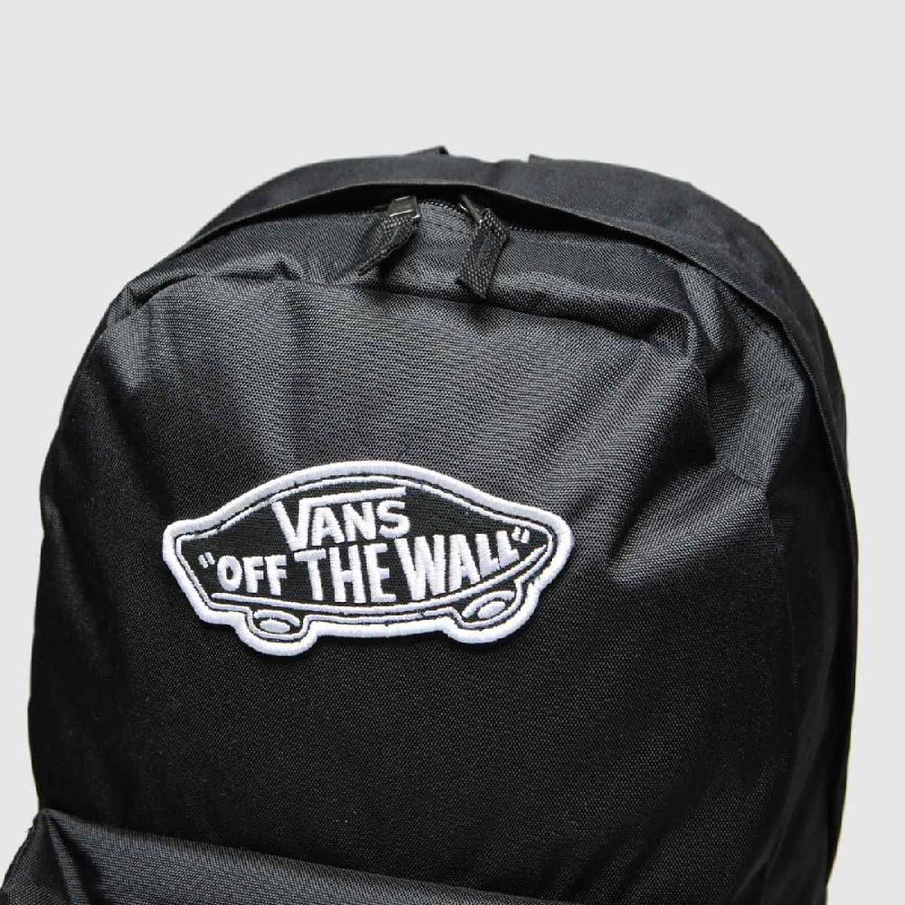 Schuh Vans Realm Backpack In Black & White