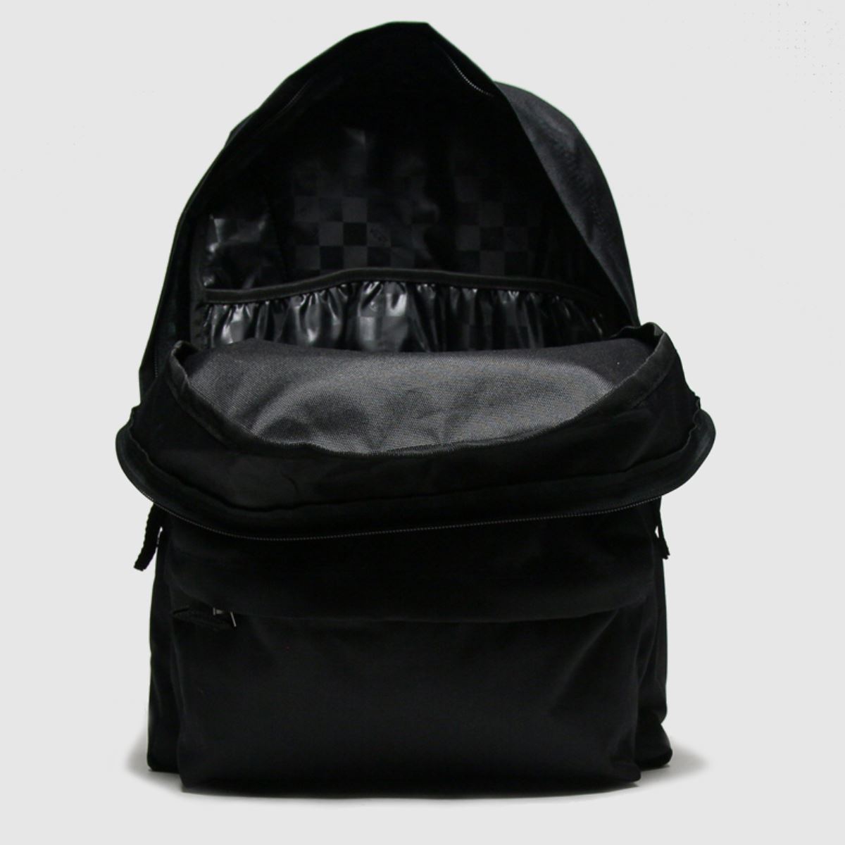 Schuh Vans Realm Backpack In Black & White