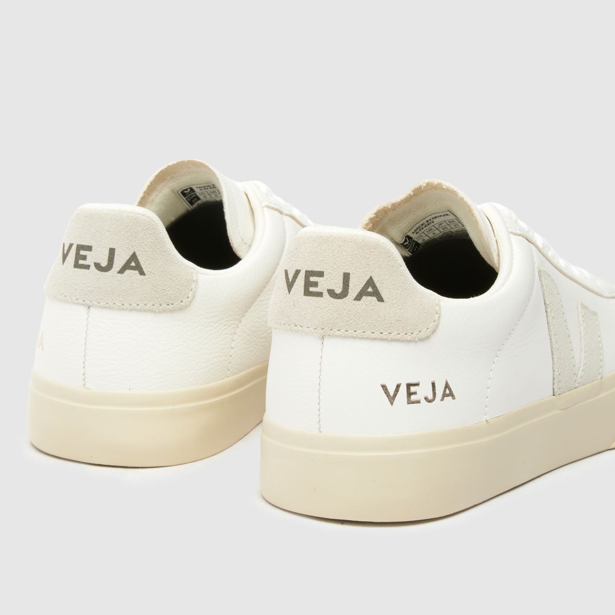 Schuh VEJA Campo In White & Beige
