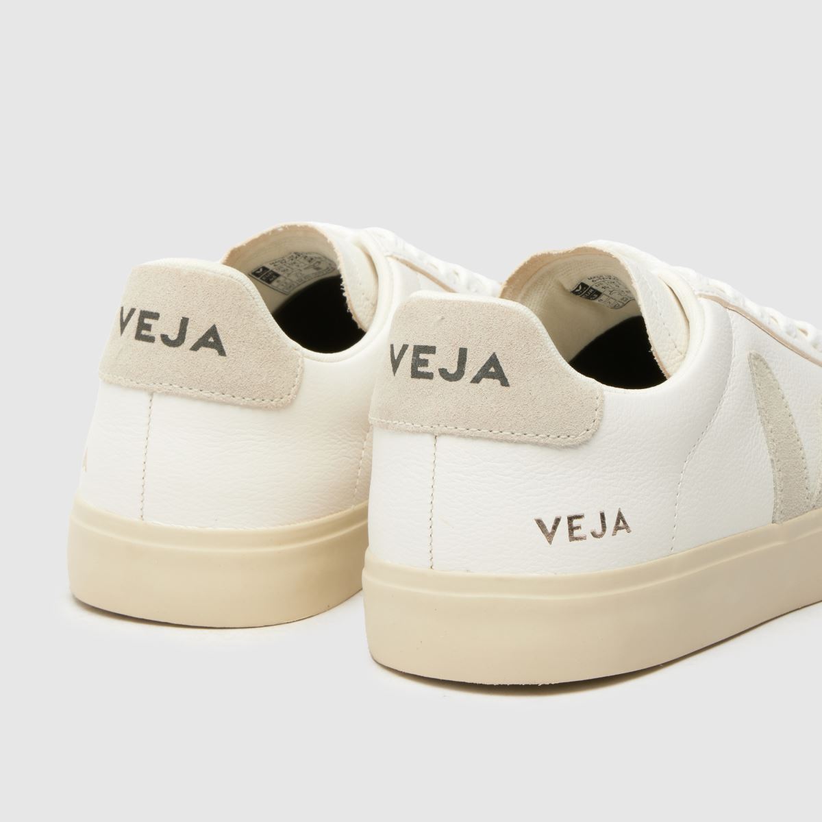 Schuh VEJA Campo In White & Beige