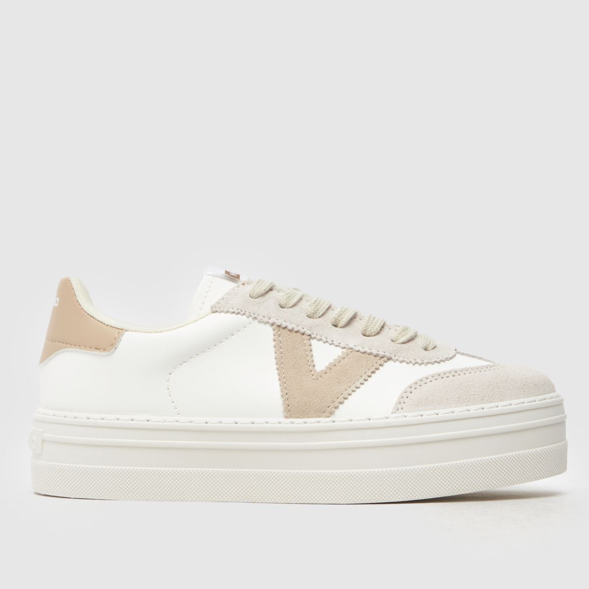 schuh victoria Barcelona Ciclista in White & Beige