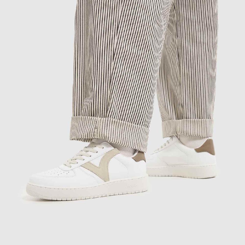 Schuh Victoria Madrid In White & Beige