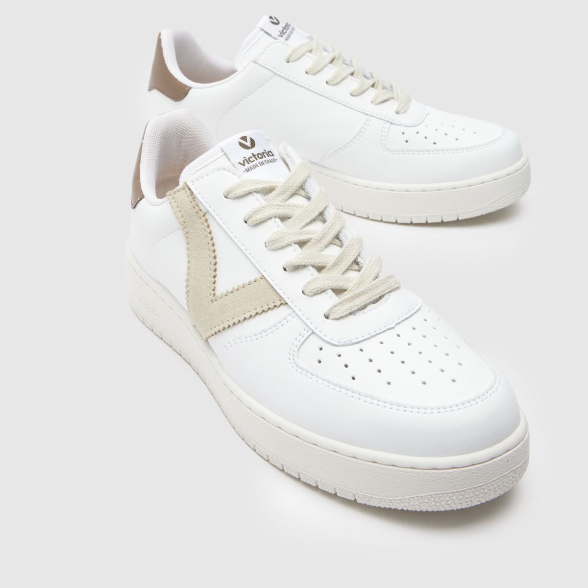 Schuh Victoria Madrid In White & Beige