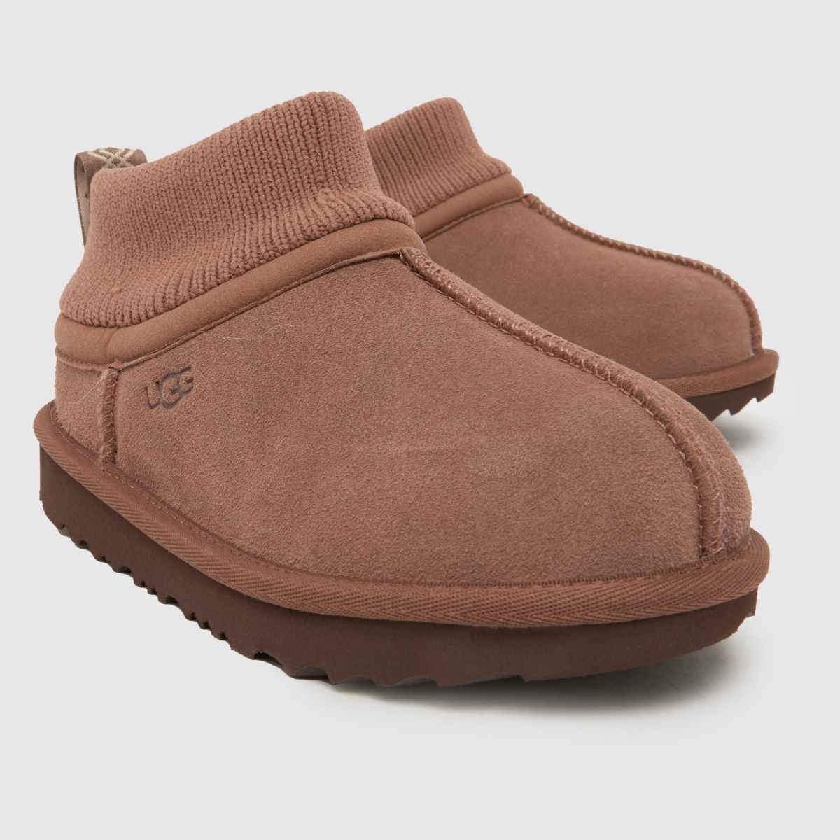 Schuh UGG Ultra Mini Stretch Cuff Toddler In Rocky Oak