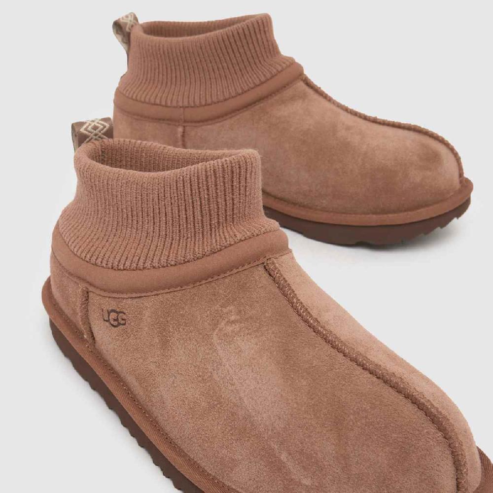 Schuh UGG Ultra Mini Stretch Cuff Youth In Rocky Oak