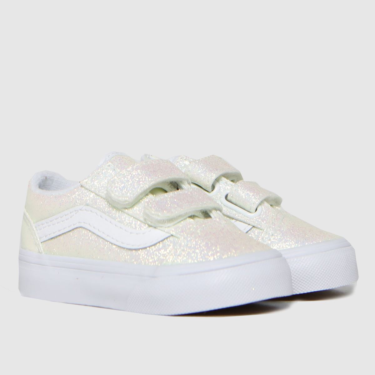 Schuh Vans Old Skool V Uv Glitter Girls Toddler In Pale Pink