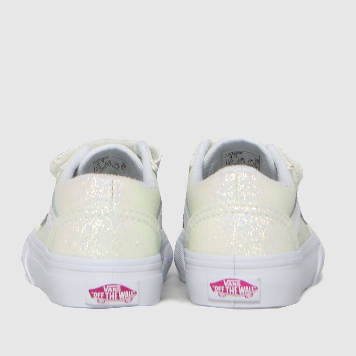 Schuh Vans Old Skool V Uv Glitter Girls Toddler In Pale Pink