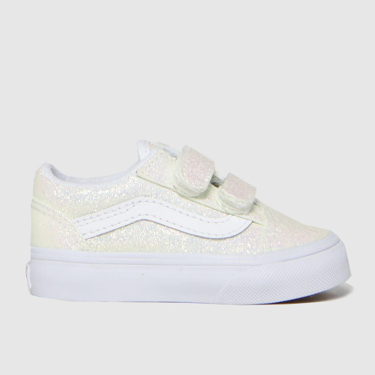 schuh Vans Old Skool V Uv Glitter Girls Toddler in Pale Pink