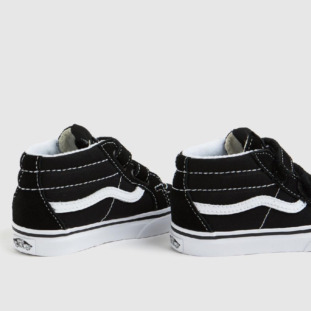 Schuh Vans Sk8-Mid Reissue V Toddler In Black & White