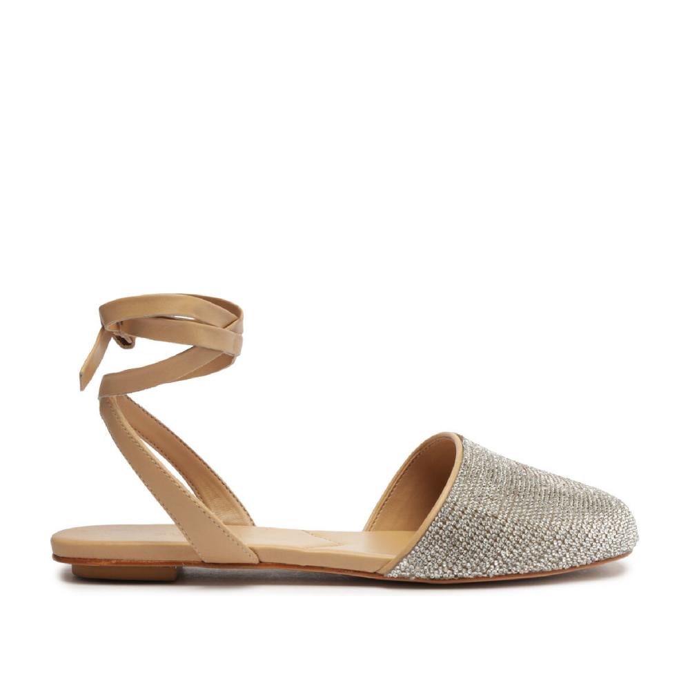 schutz Abrie Glam Leather Flat