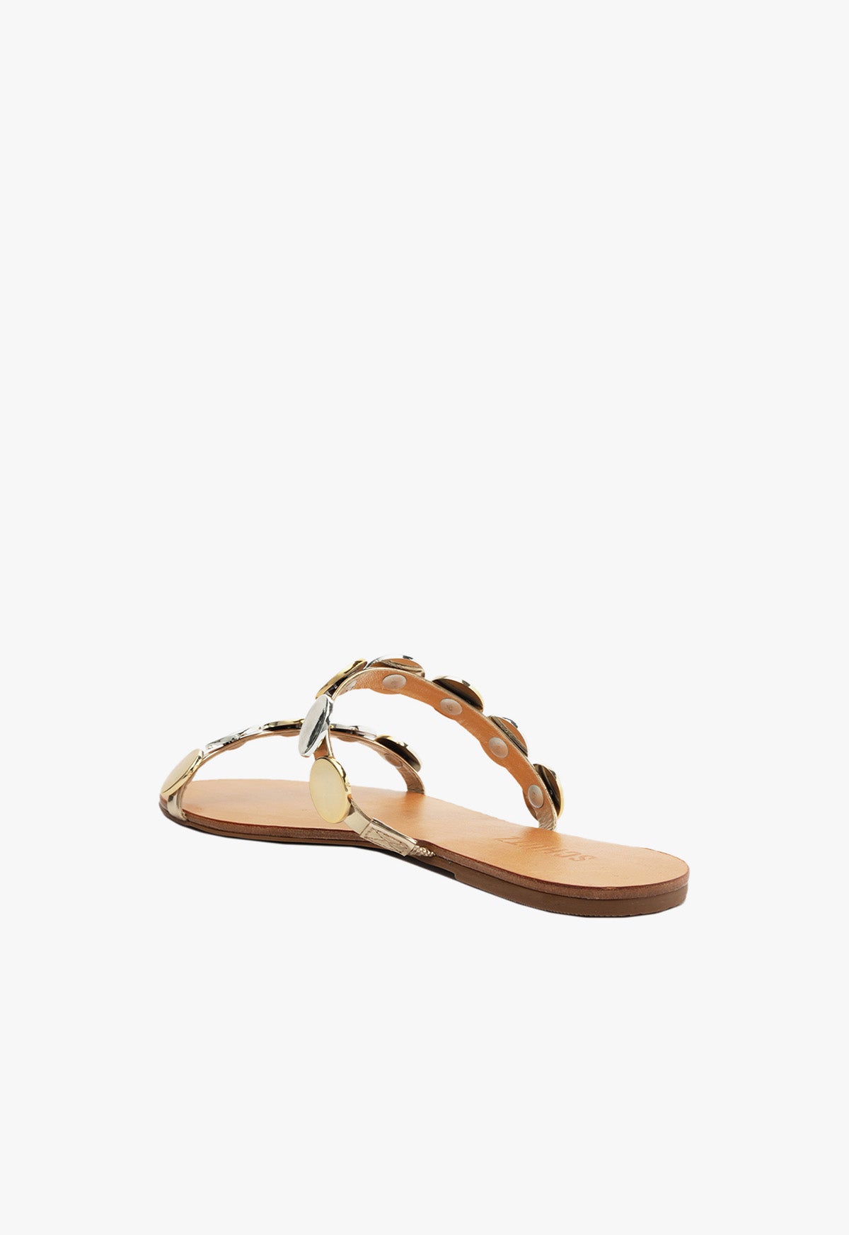 Schutz Acacia Platina Leather Sandal