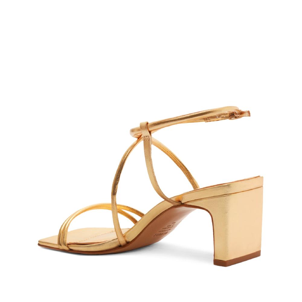 Schutz Aimee Block Leather Sandal