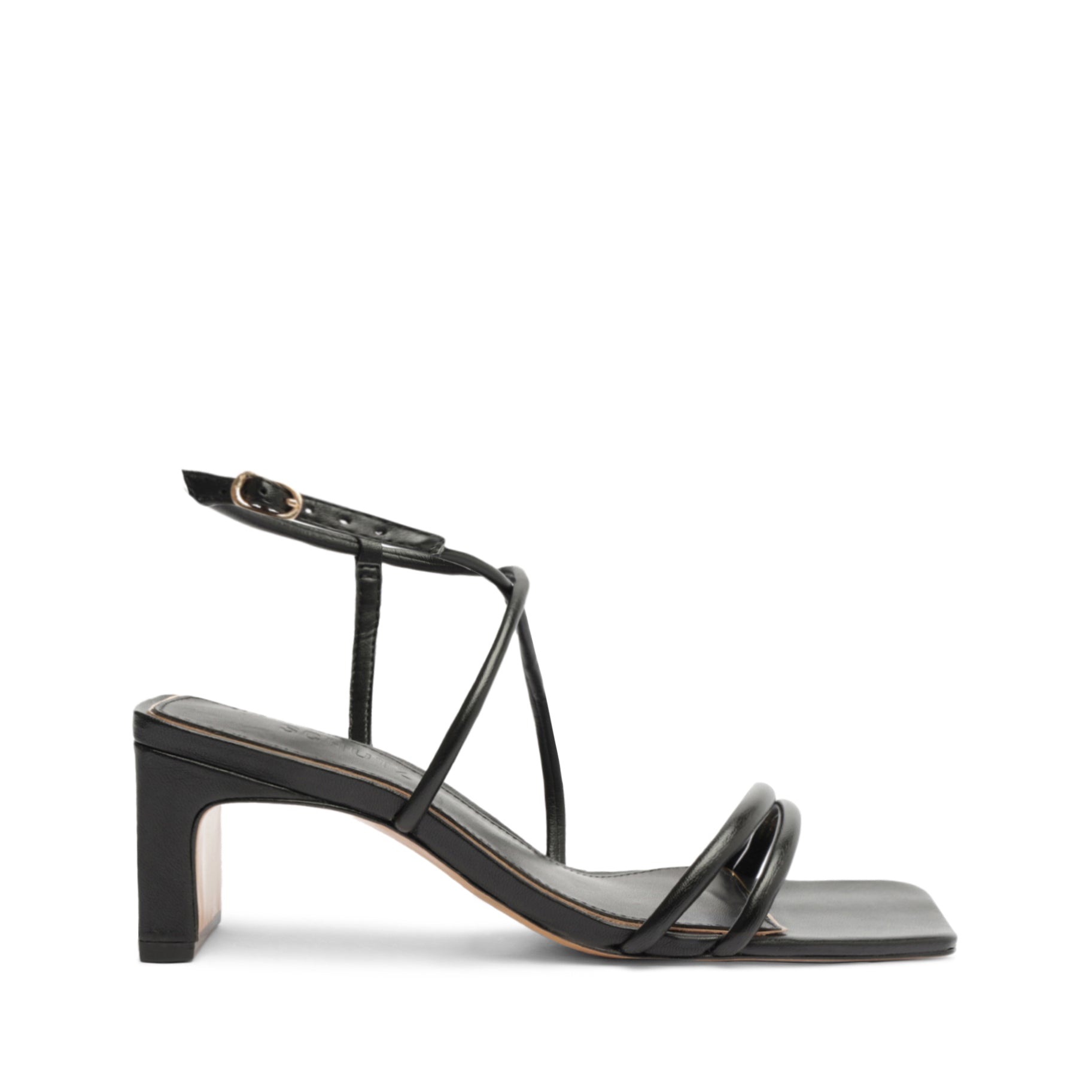 schutz Aimee Block Leather Sandal