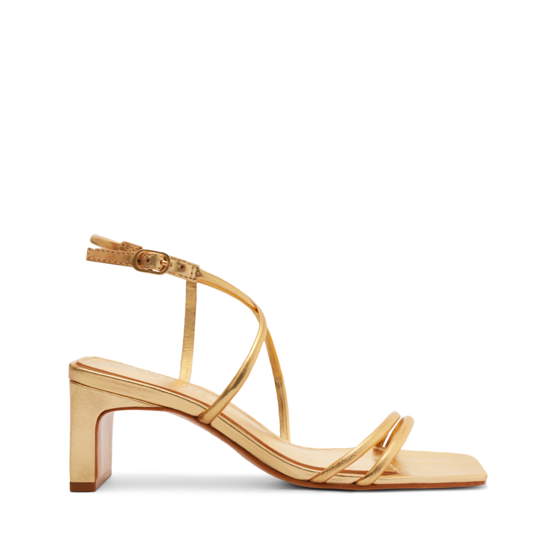 schutz Aimee Block Leather Sandal