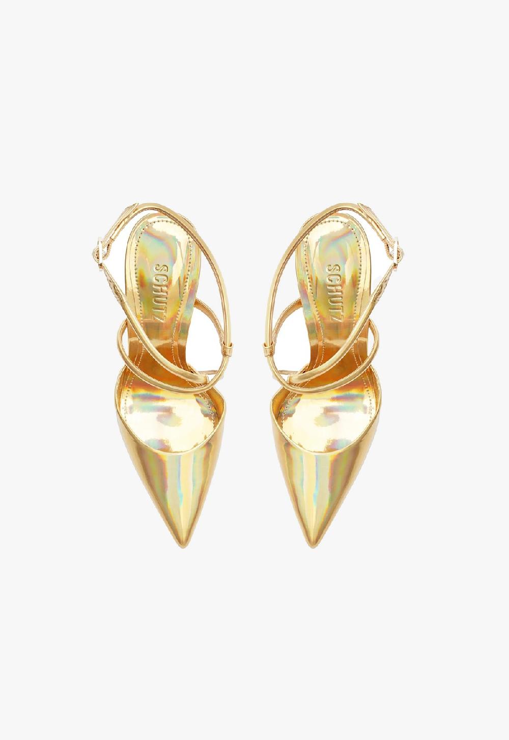 Schutz Aimee Specchio Leather Pump