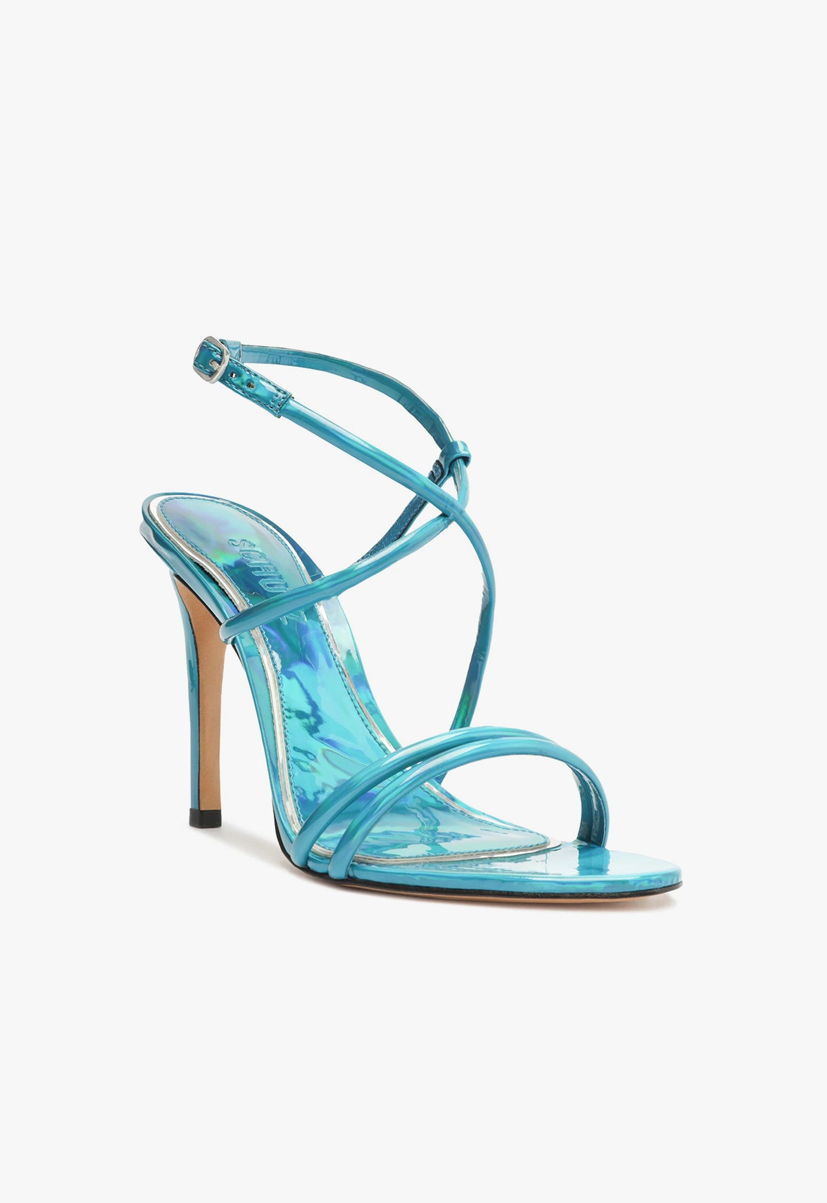 Schutz Aimee Specchio Leather Sandal
