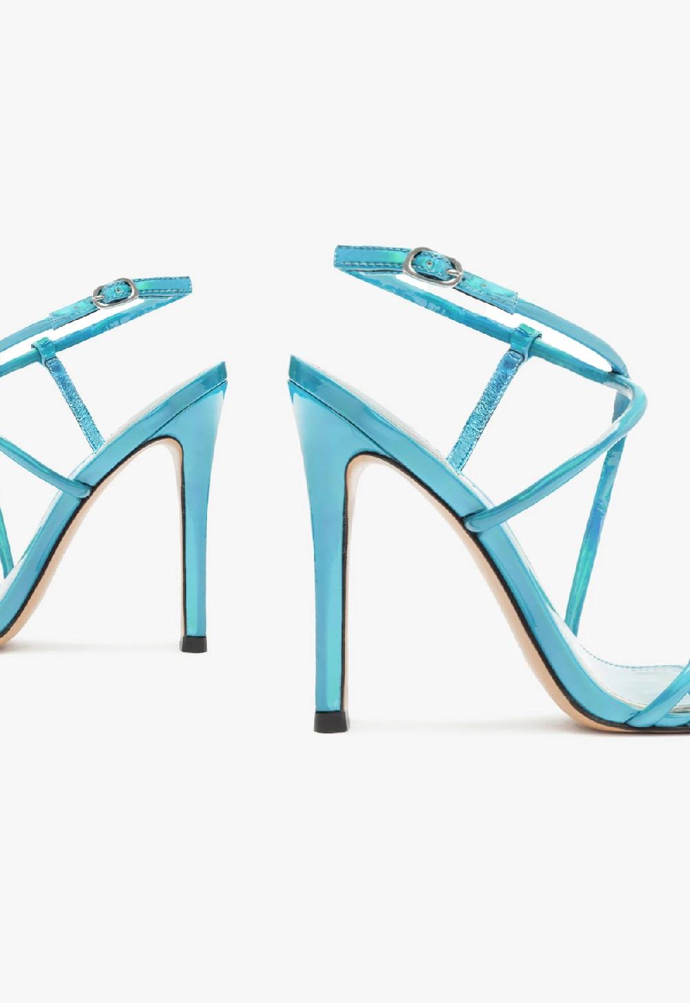 Schutz Aimee Specchio Leather Sandal