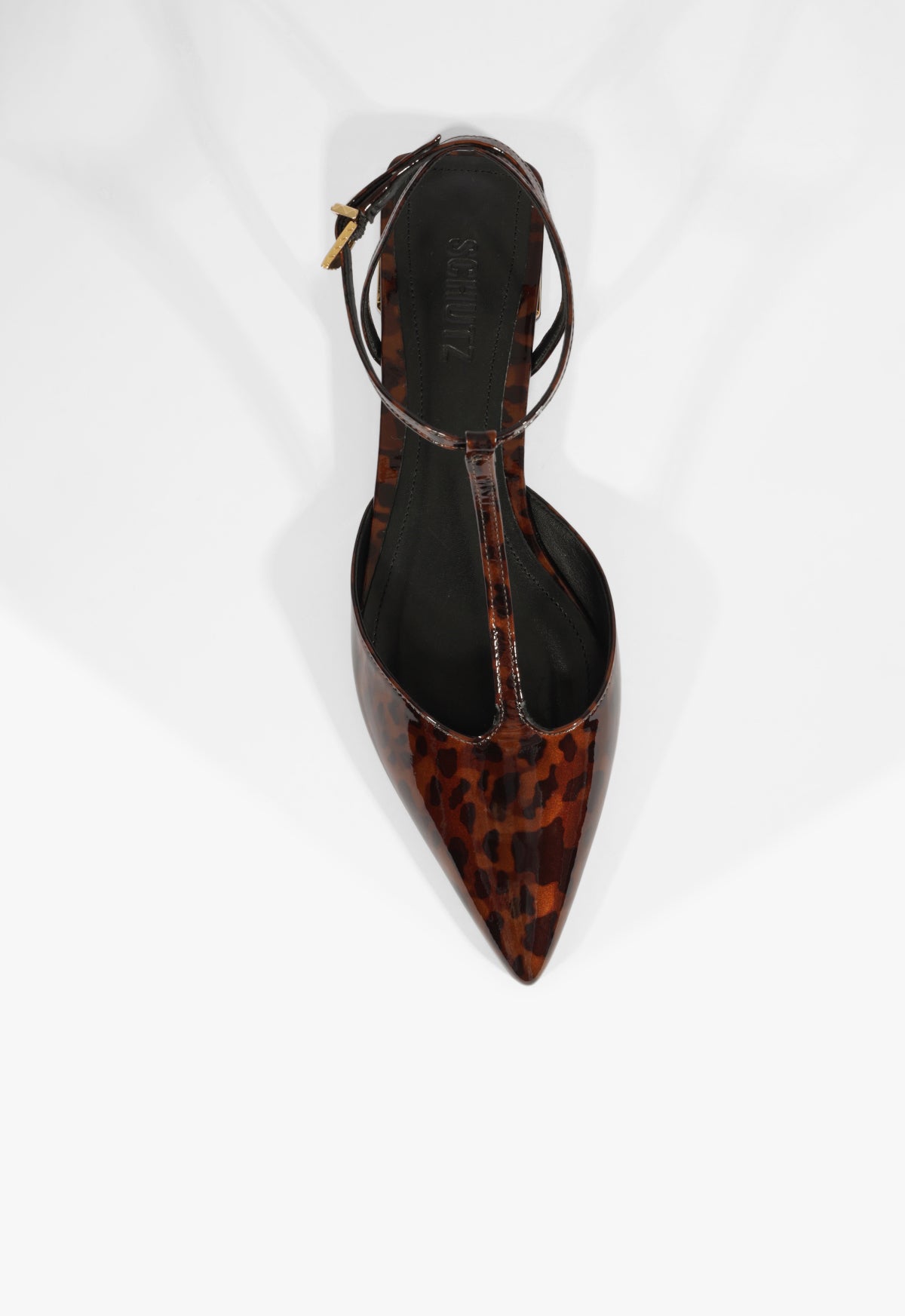 Schutz Allure T Patent Flat