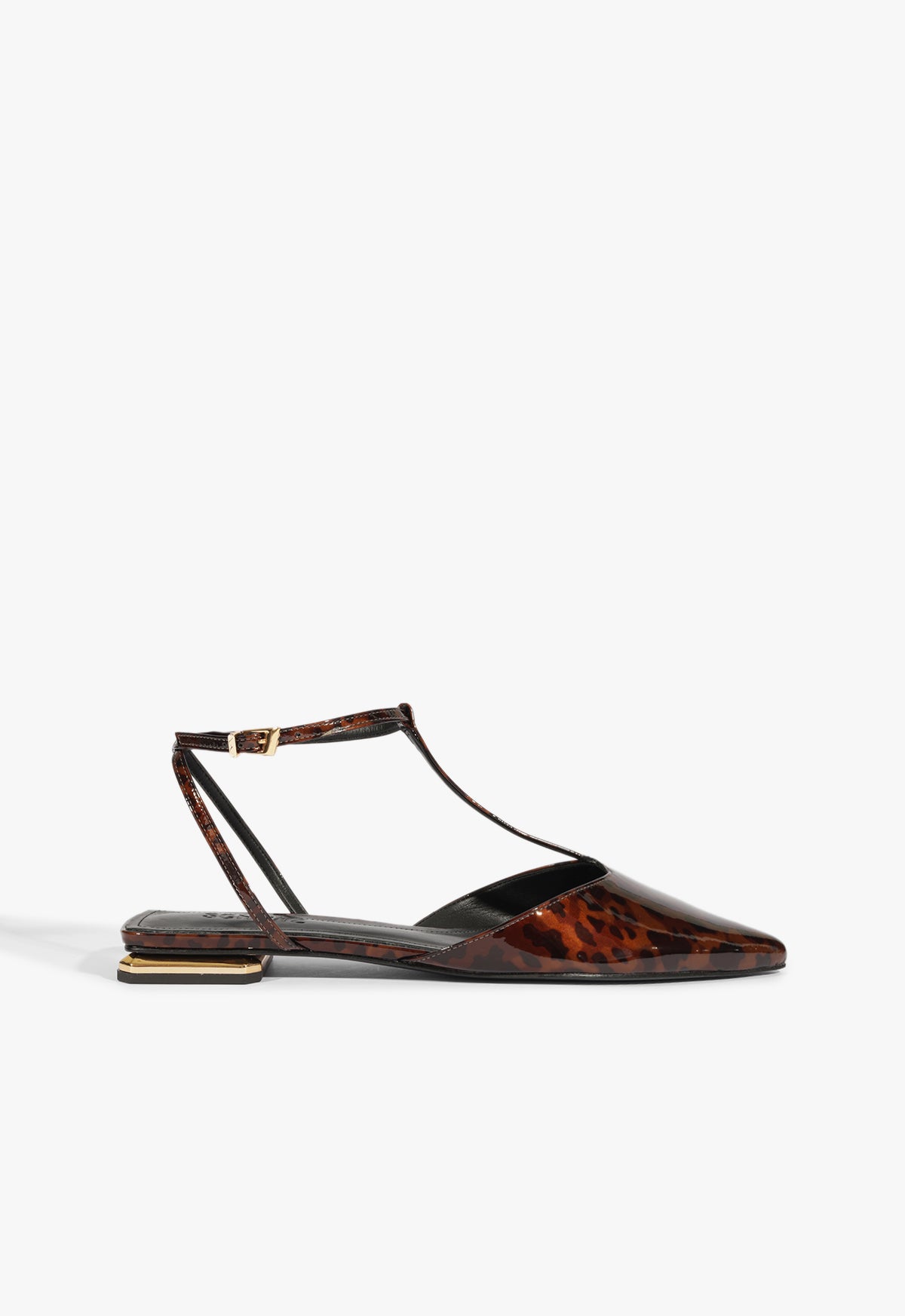 schutz Allure T Patent Flat