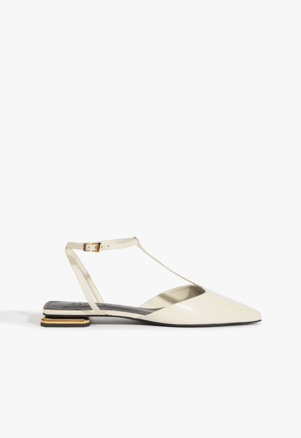 schutz Allure T Patent Flat