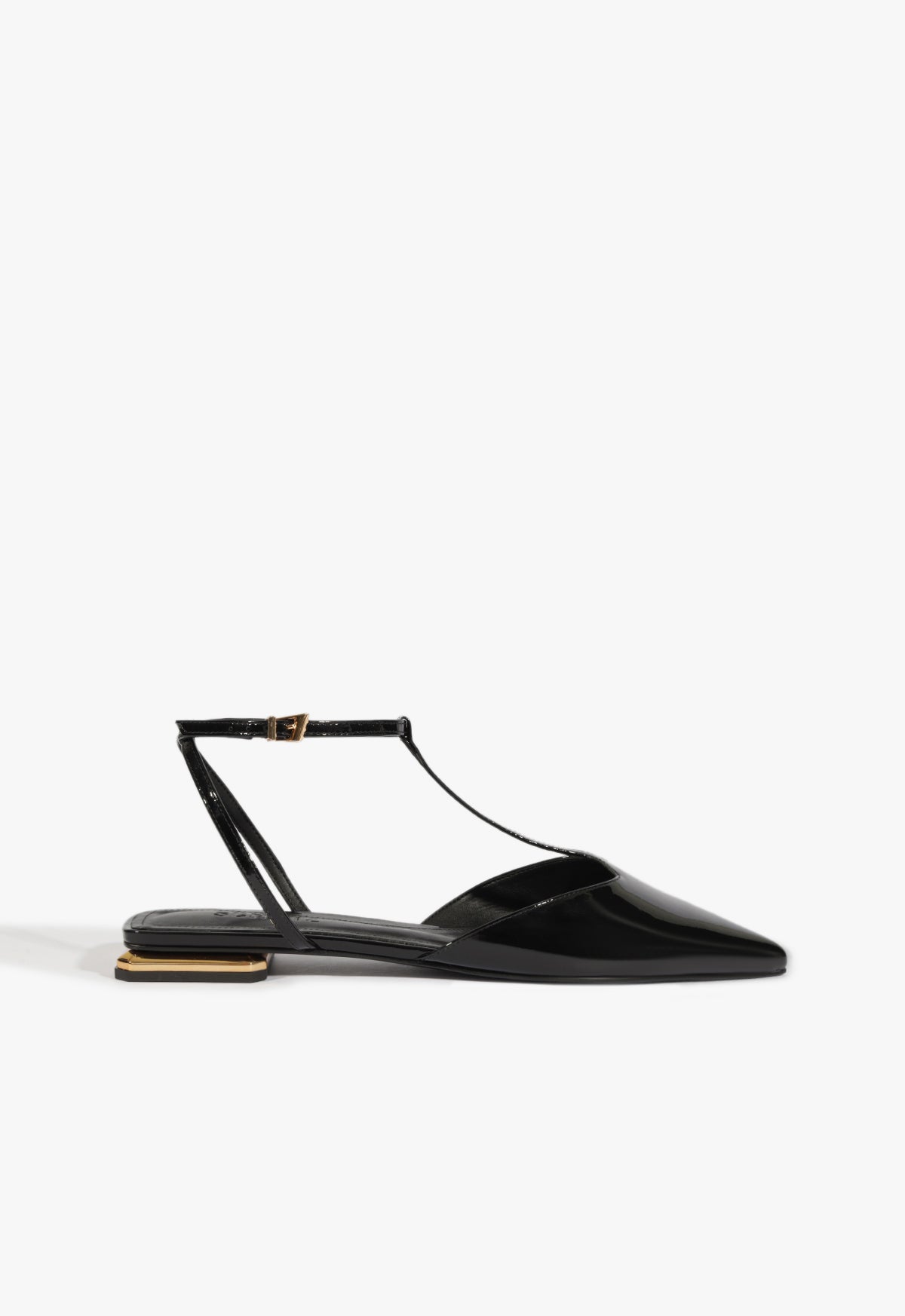 schutz Allure T Patent Flat
