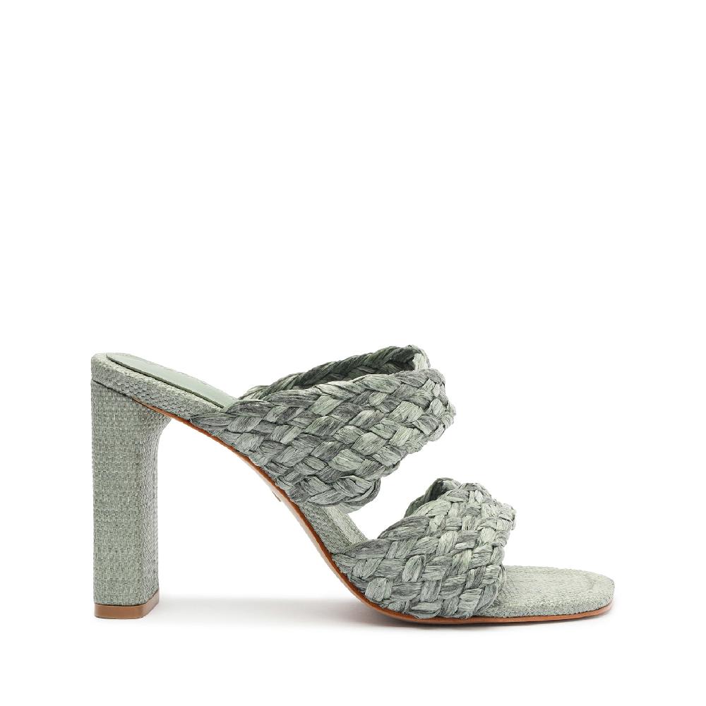 schutz Amani Straw Sandal