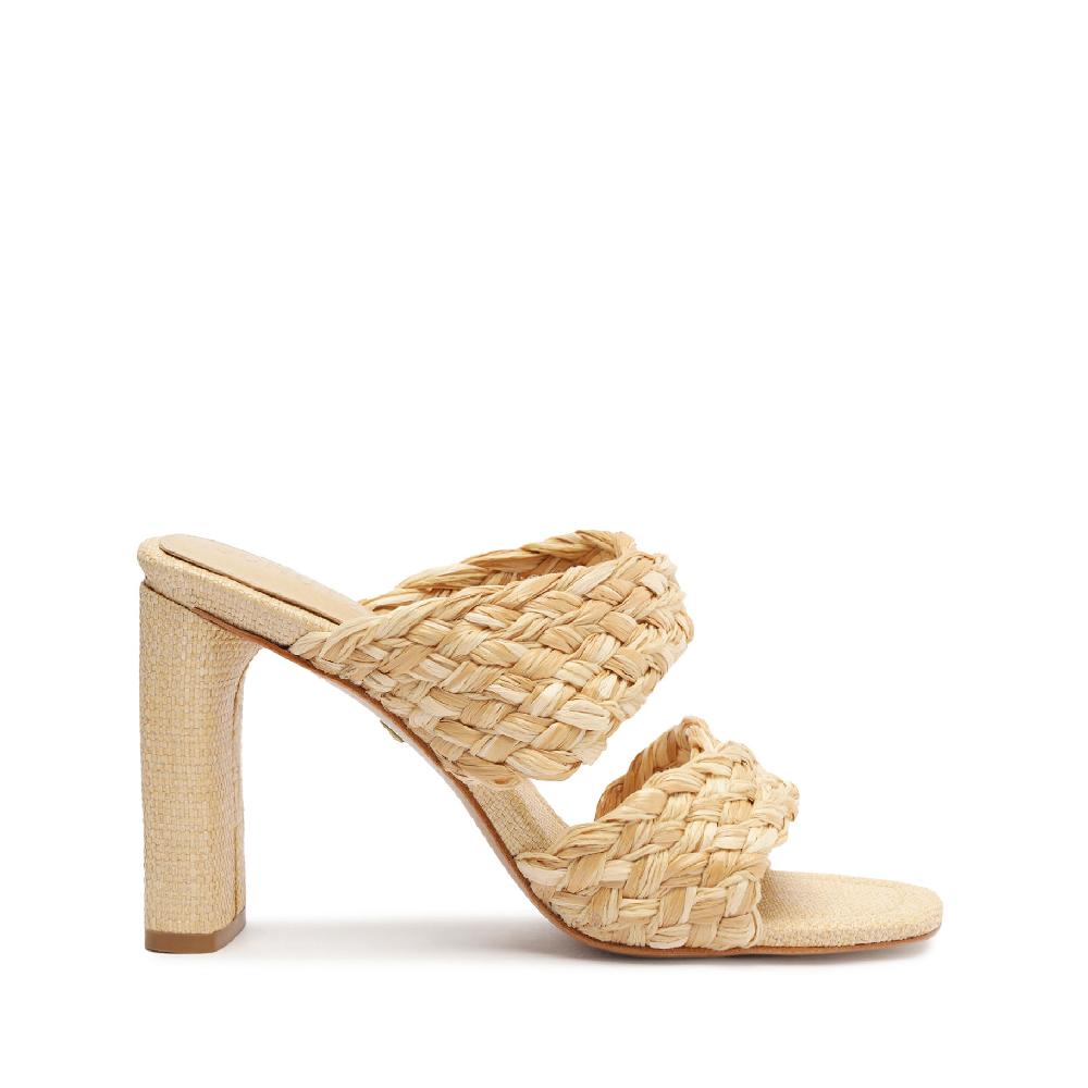 schutz Amani Straw Sandal