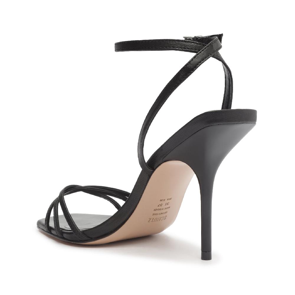 Schutz Amelia Square Nappa Leather Sandal