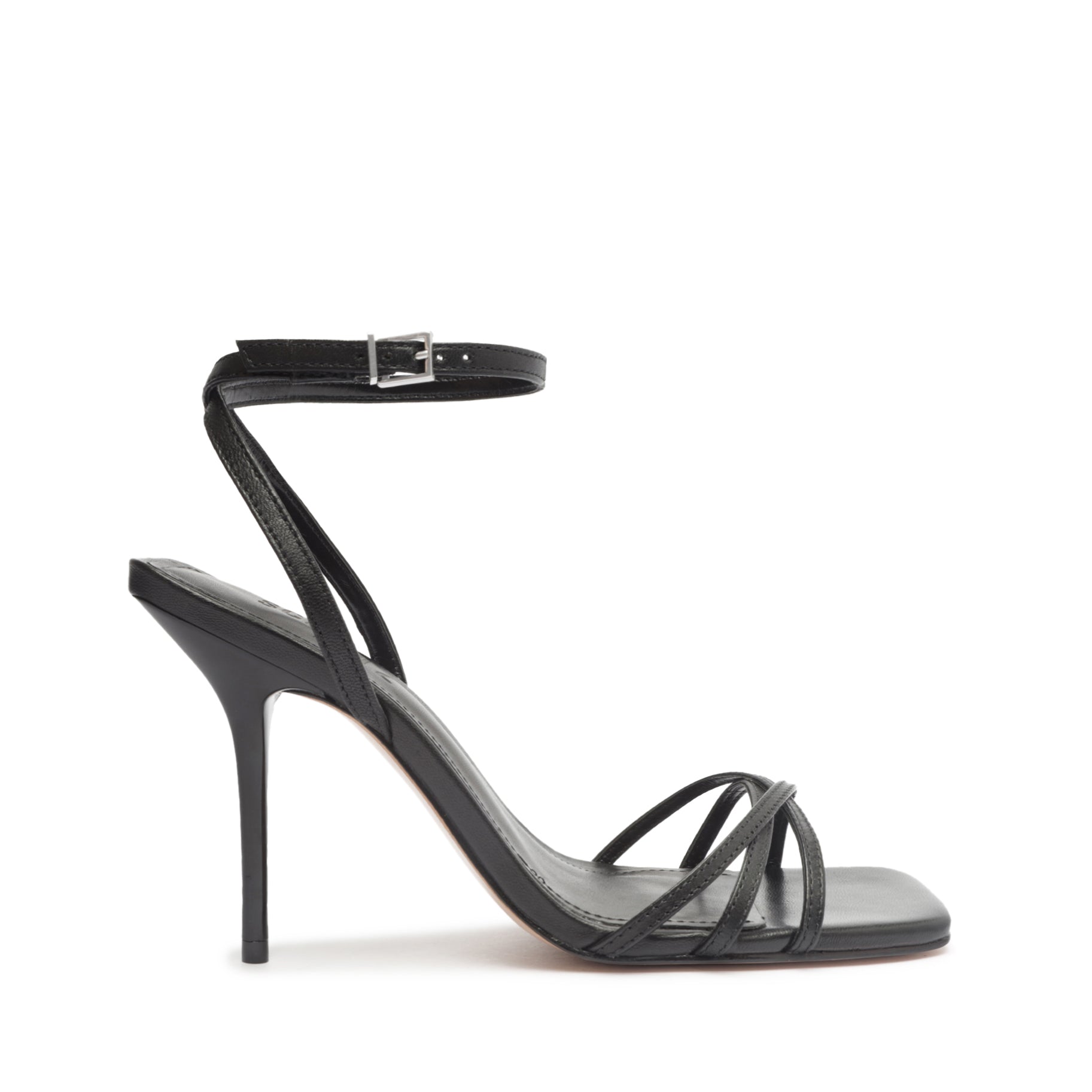 schutz Amelia Square Nappa Leather Sandal
