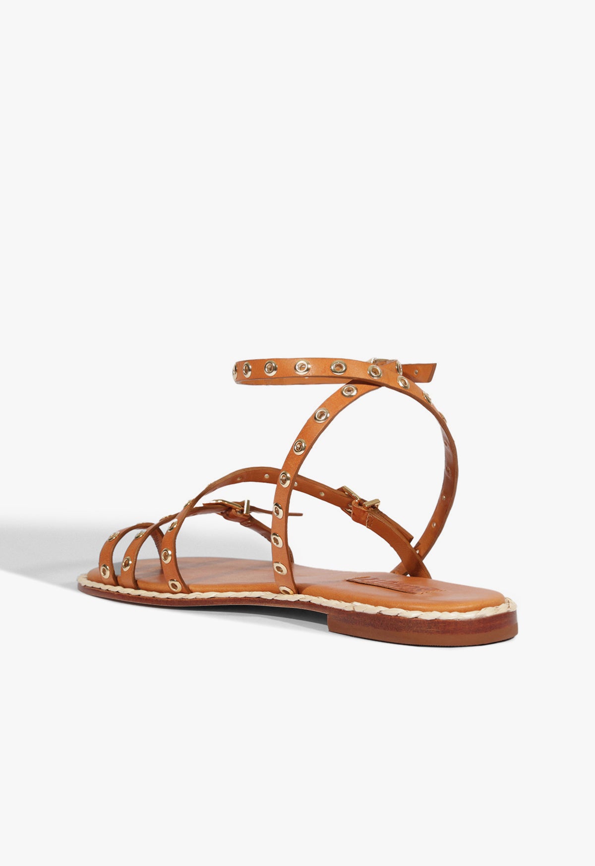 Schutz Annete Brown Leather Sandal