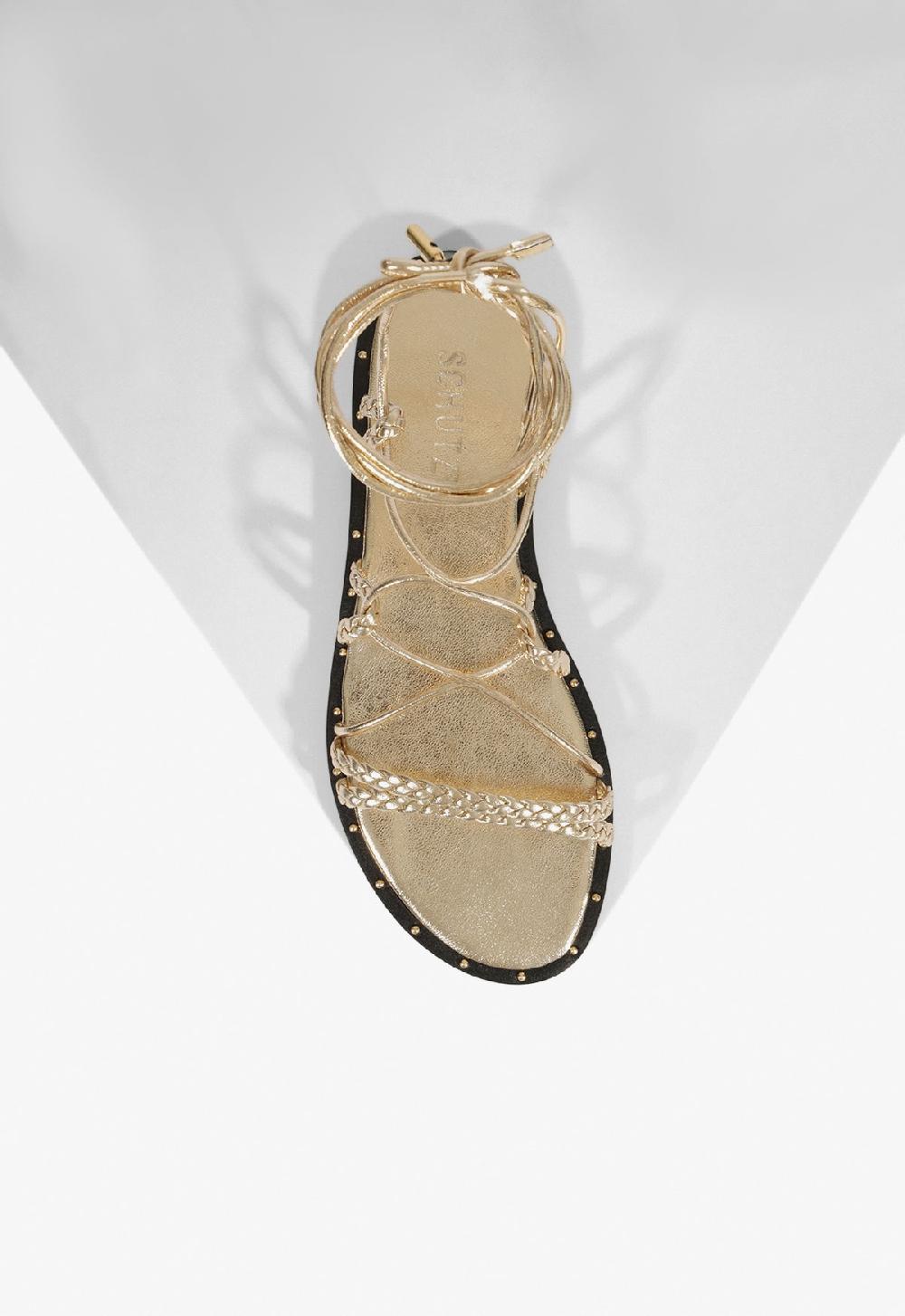 Schutz Antonia Metallic Sandal